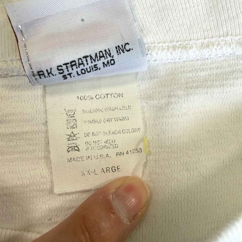 Harley Davidson Mens Mankato MN Henley T Shirt XXL Cream Textured Short Sleeve - Picture 8 of 12
